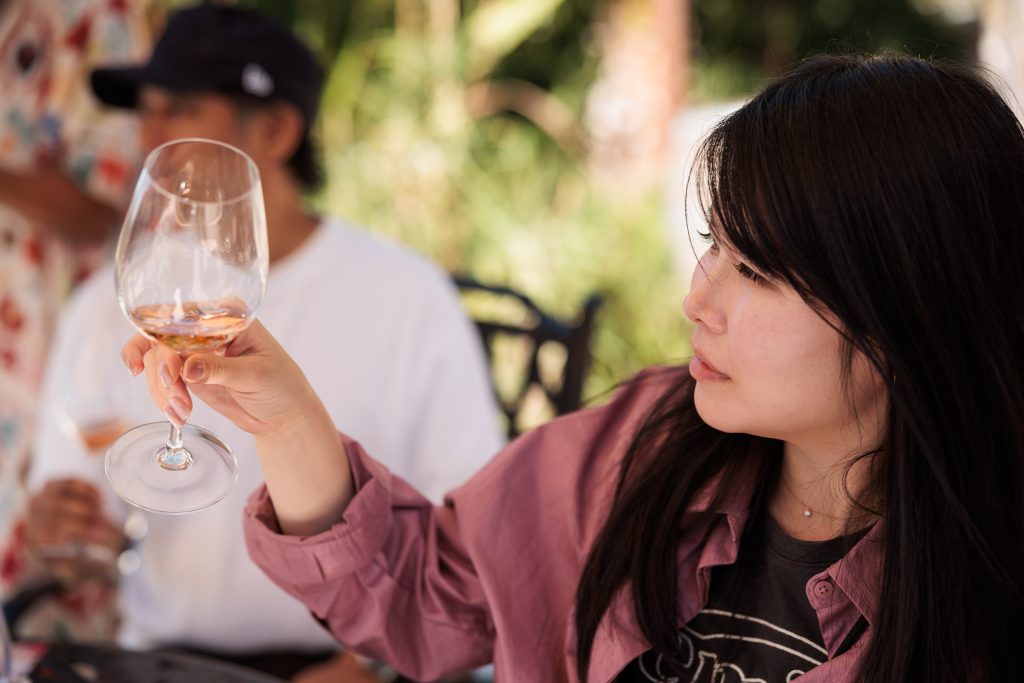 Wine tasting at Great Bear Vineyards in Davis